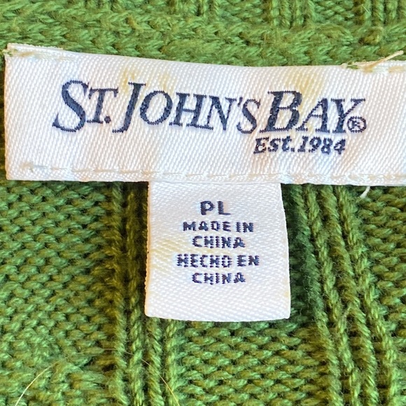 Ladies Sweater, Size Large, Green in EUC with no defects no stains no tears - Picture 6 of 7